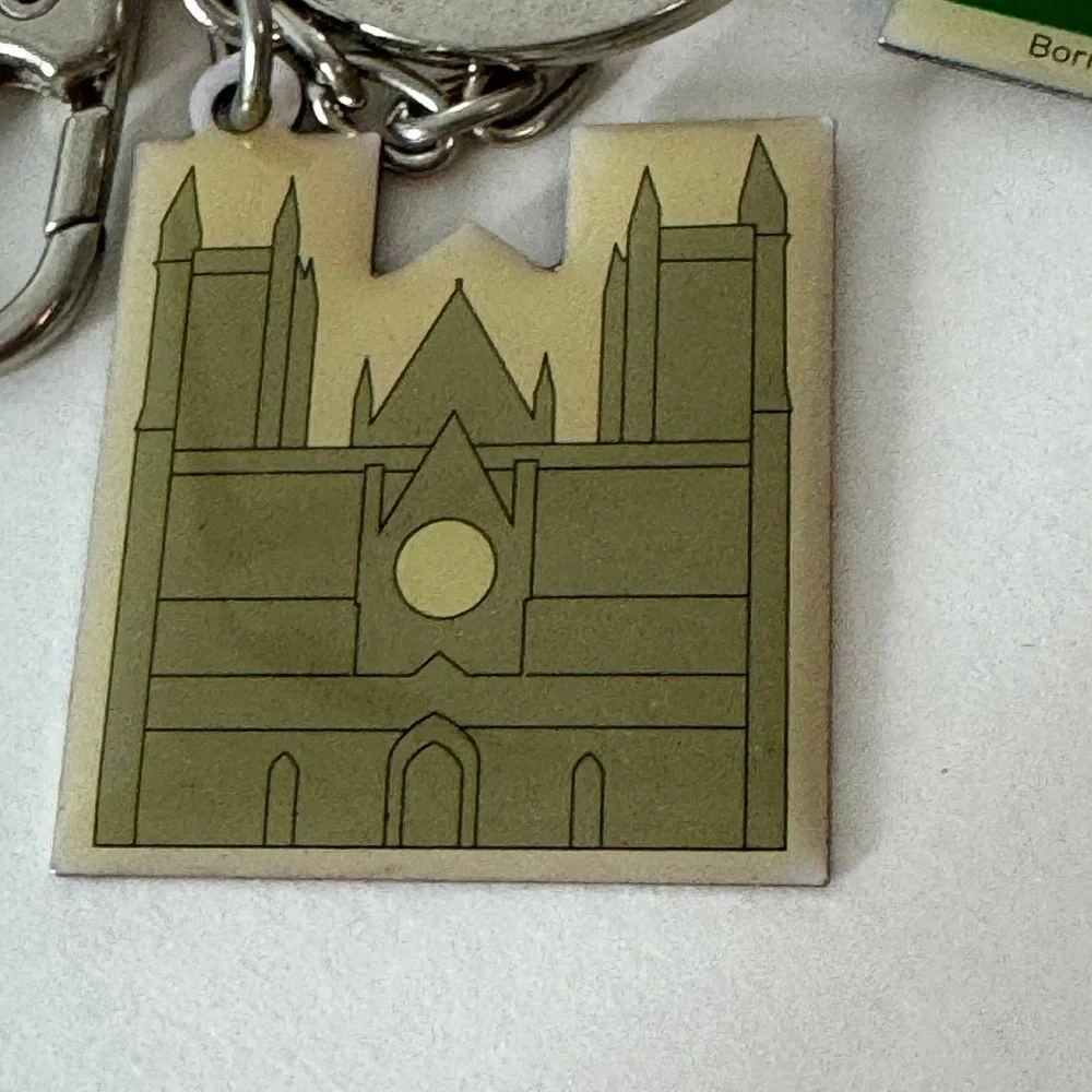 Garbeez Born in‎ Norway Souvenir Keychain Bergen Cathedral Landmark Building